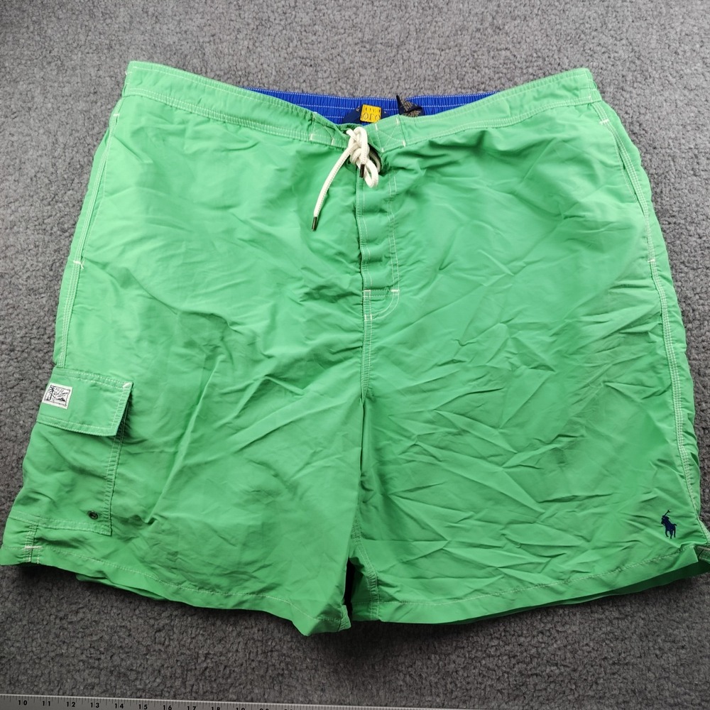 Polo Ralph Lauren swim trunks Green Nylon 4XB Men's Board Shorts